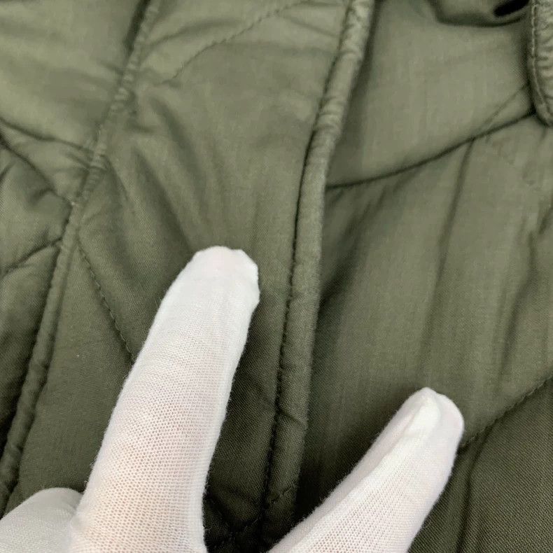 Burberry Burberry Quilted Green Cotton Coat Size US S / EU 44-46 / 1 - 9 Thumbnail