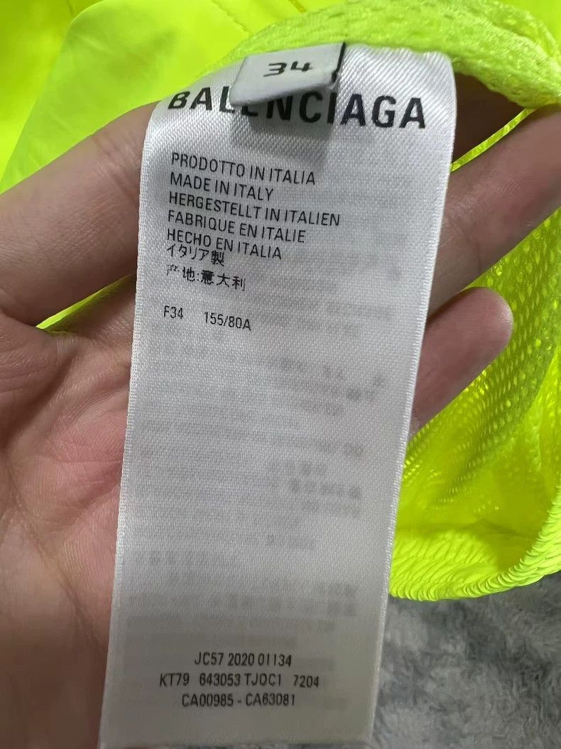 Balenciaga Balenciaga Neon Yellow Jacket Size 34 Size US XS / EU 42 / 0 - 4 Thumbnail