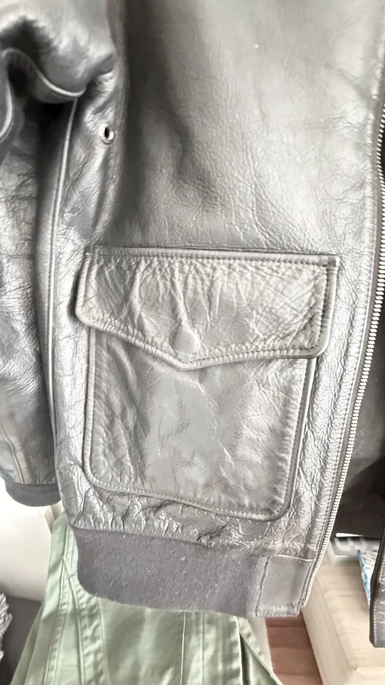 Neighborhood Neighborhood A2 Lambskin Flight Jacket Size US S / EU 44-46 / 1 - 3 Thumbnail