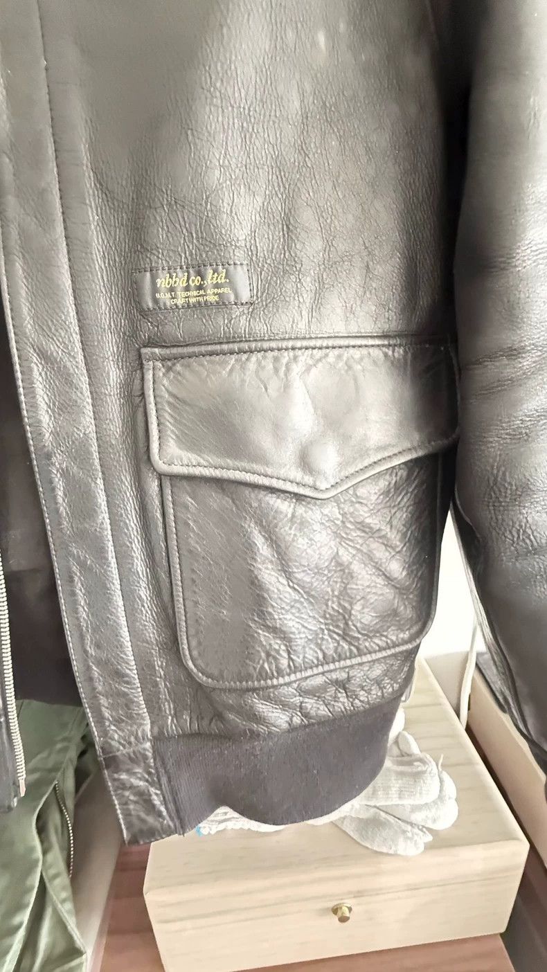 Neighborhood Neighborhood A2 Lambskin Flight Jacket Size US S / EU 44-46 / 1 - 4 Thumbnail
