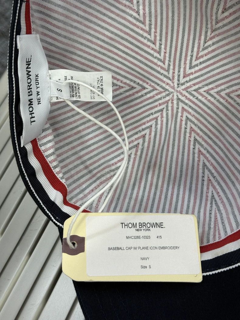Thom Browne THOM BROWNE Black Baseball Cap S Size ONE SIZE - 7 Thumbnail