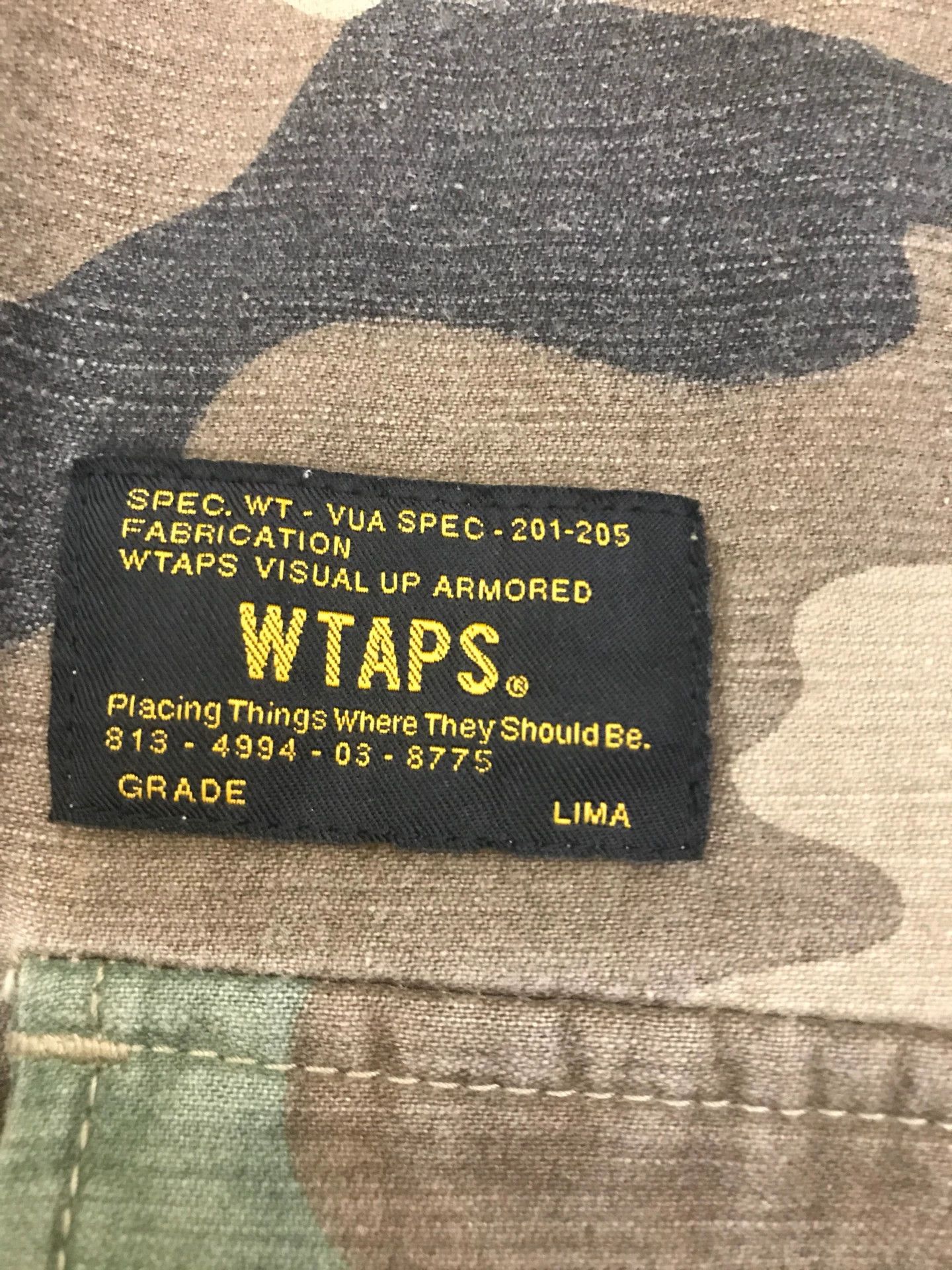 Wtaps WTAPS Camo Four-Pocket Jacket 17AW Size US L / EU 52-54 / 3 - 6 Thumbnail