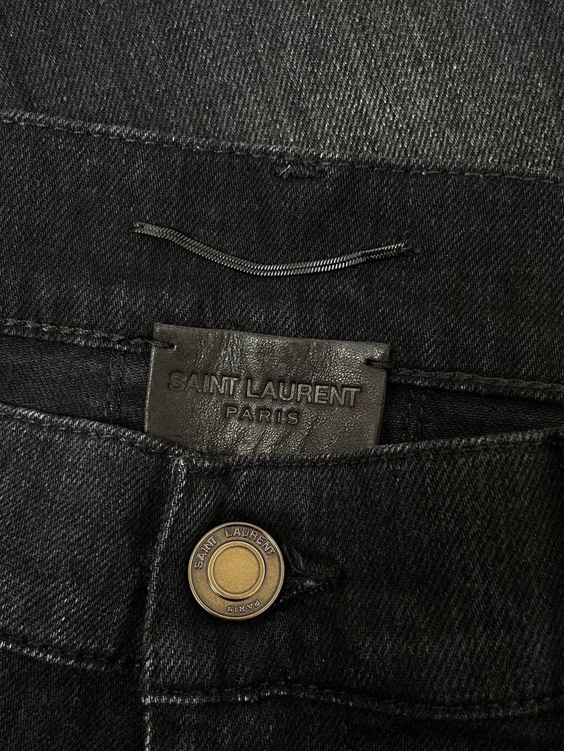 Saint Laurent Paris Saint Laurent Paris Straight Denim Jeans Size US 30 / EU 46 - 3 Thumbnail