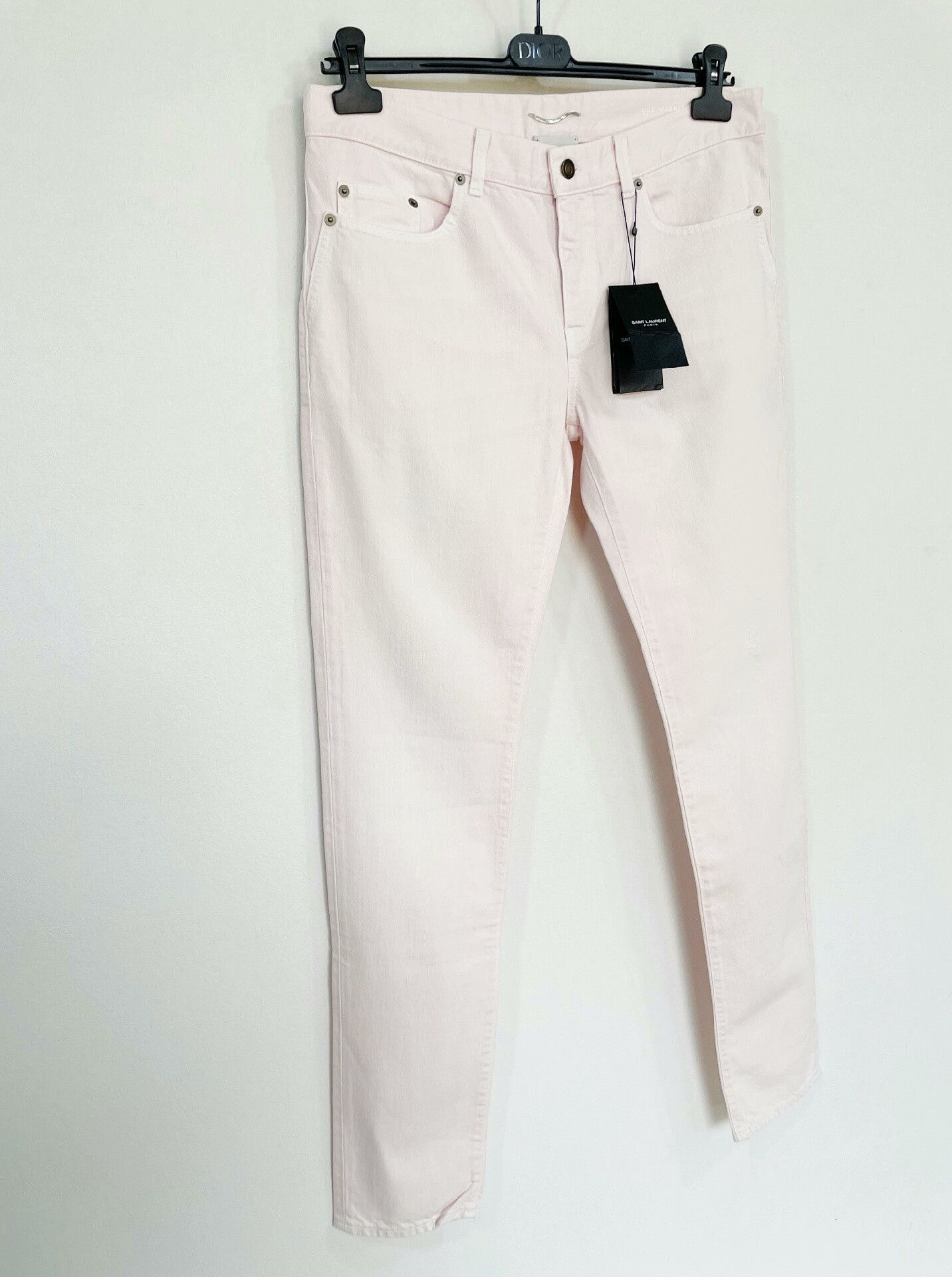 Saint Laurent Paris Saint Laurent SLP D02 Pink Denim Jeans Size US 30 / EU 46 - 3 Thumbnail