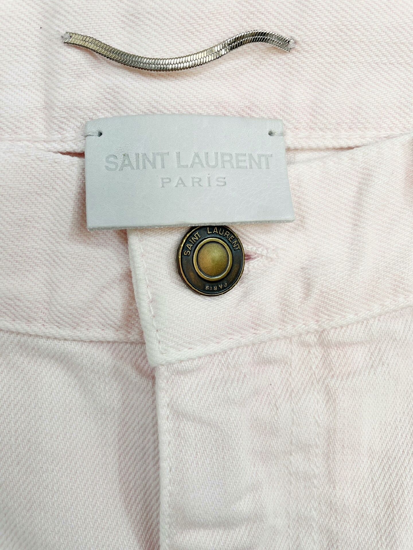 Saint Laurent Paris Saint Laurent SLP D02 Pink Denim Jeans Size US 30 / EU 46 - 5 Thumbnail