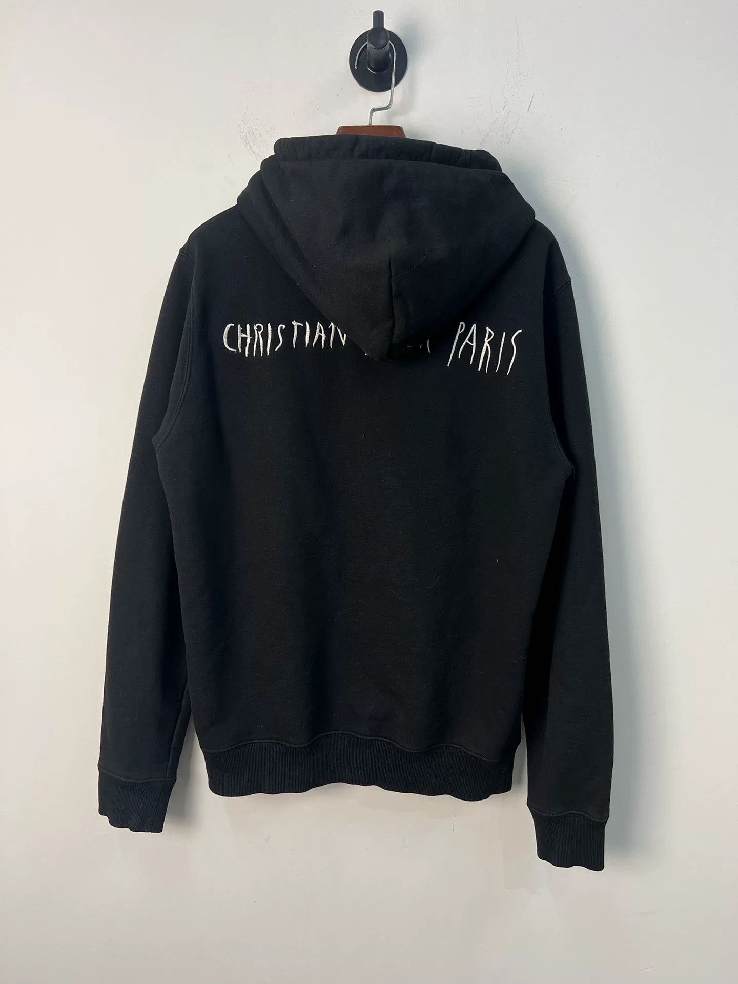 Dior dior black graffiti logo hoodie size large Size US L / EU 52-54 / 3 - 2 Thumbnail