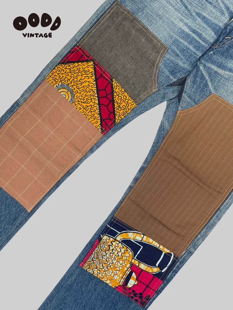 Junya Watanabe Junya Watanabe Patchwork Denim Jeans Size US 29 - 4 Thumbnail
