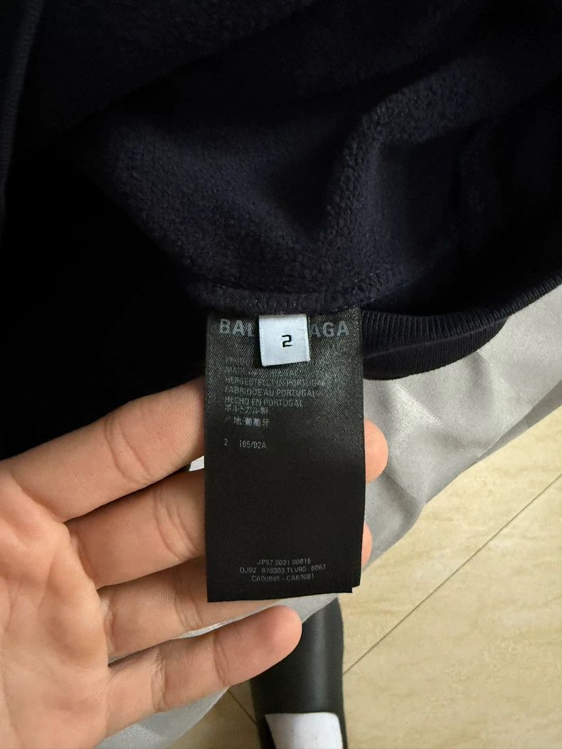 Balenciaga Balenciaga Black Hoodie EST.1917 Size US S / EU 44-46 / 1 - 6 Thumbnail