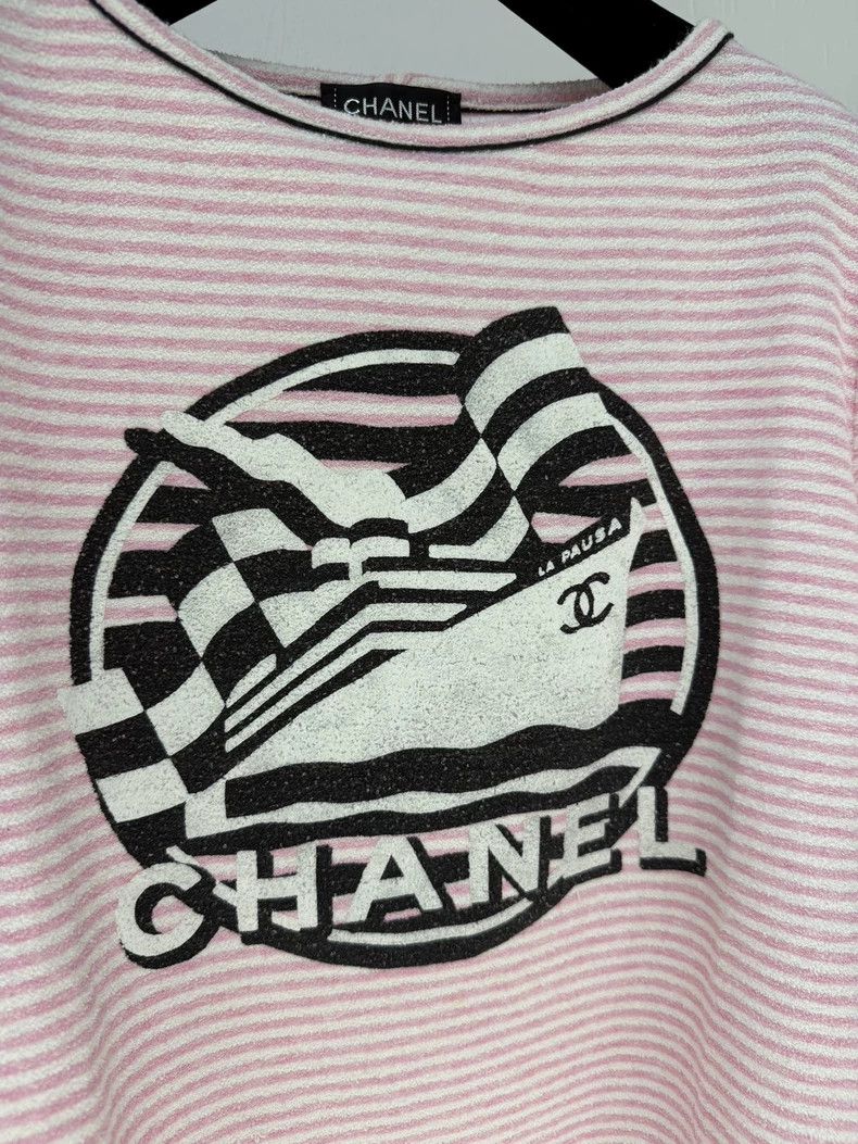 Chanel Chanel Cruise Striped Short Sleeve T-shirt Size US S / EU 44-46 / 1 - 2 Thumbnail