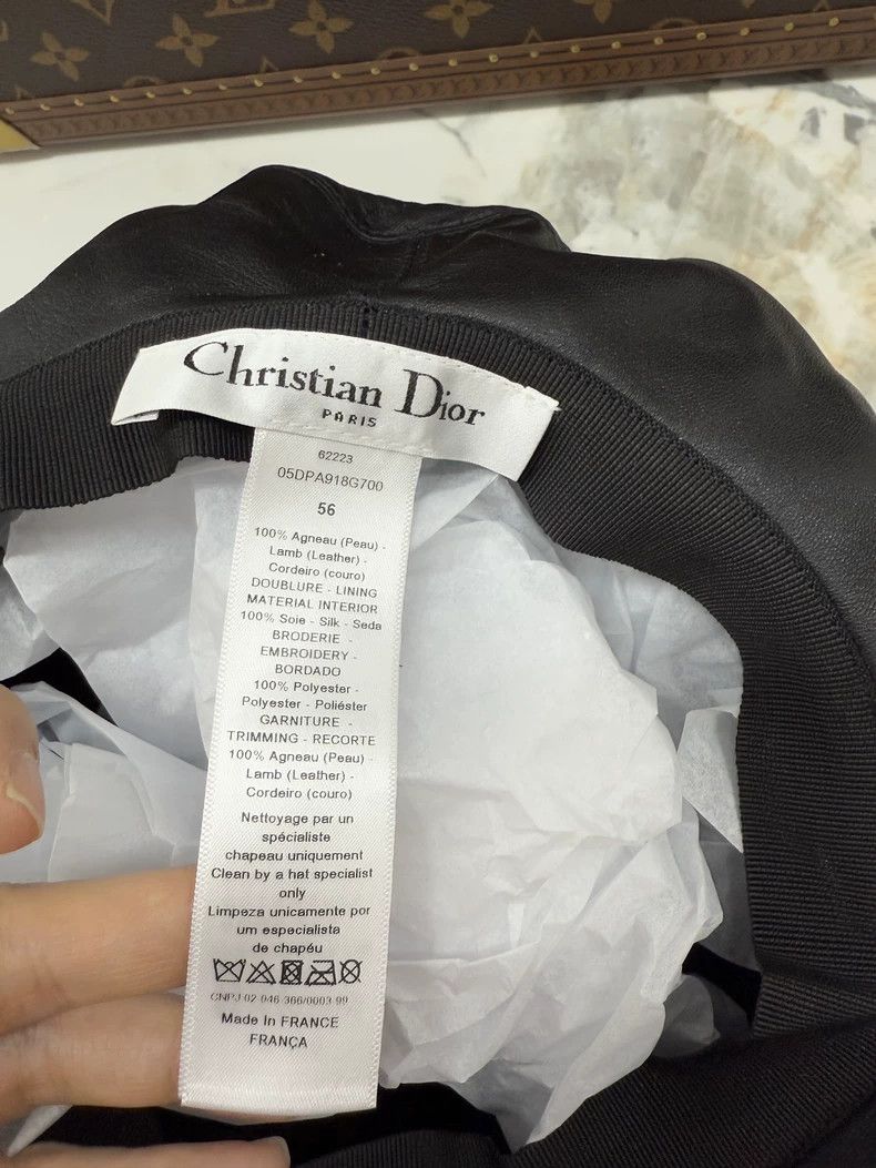 Dior Dior Leather Artist Cap Size ONE SIZE - 3 Thumbnail