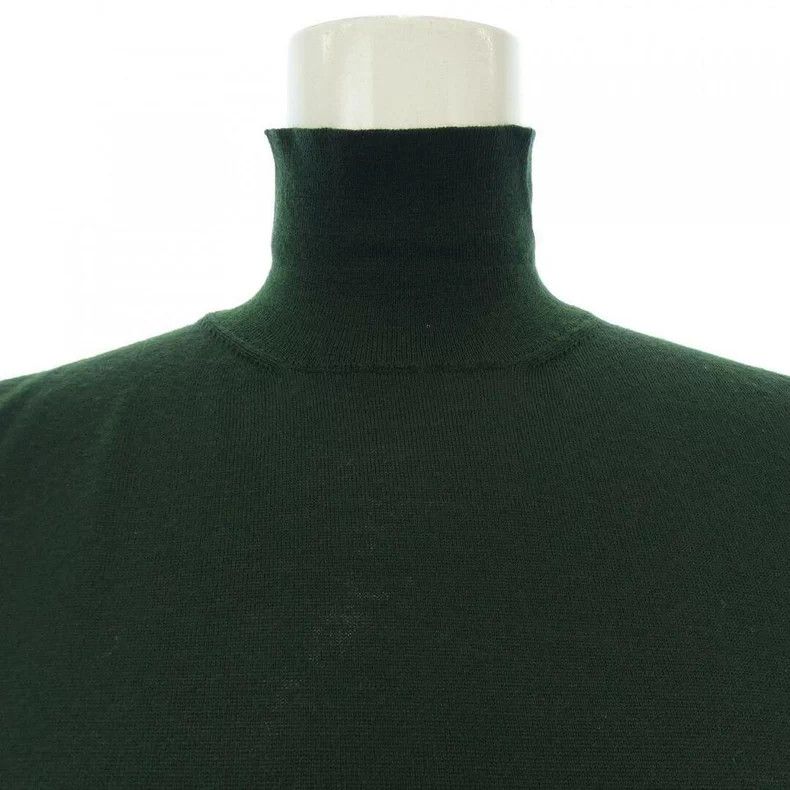 Hermes HERMES Green Knit Turtleneck Sweater Size US S / EU 44-46 / 1 - 3 Thumbnail