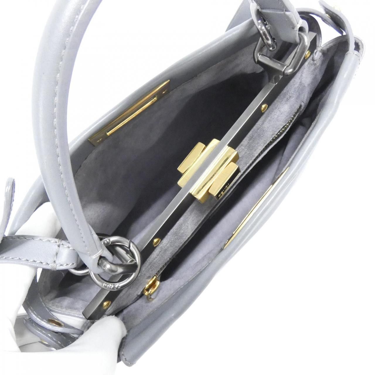 Fendi Fendi Fendi Peekaboo Leather Bag Leather Handbag 8BN226 FZN DUTY FREE for USA Size ONE SIZE - 9 Thumbnail