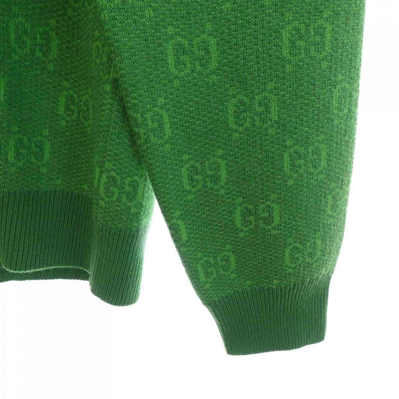 Gucci Gucci Gucci GG Wool Jacquard Sweater Cotton Tops 761549 XKDK5 DUTY FREE for USA Size ONE SIZE - 6 Thumbnail