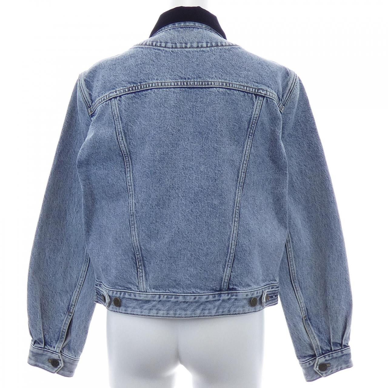Louis Vuitton Louis Vuitton Louis Vuitton Denim Jacket Denim Outerwear FQJA31EFY DUTY FREE for USA Size ONE SIZE - 2 Thumbnail