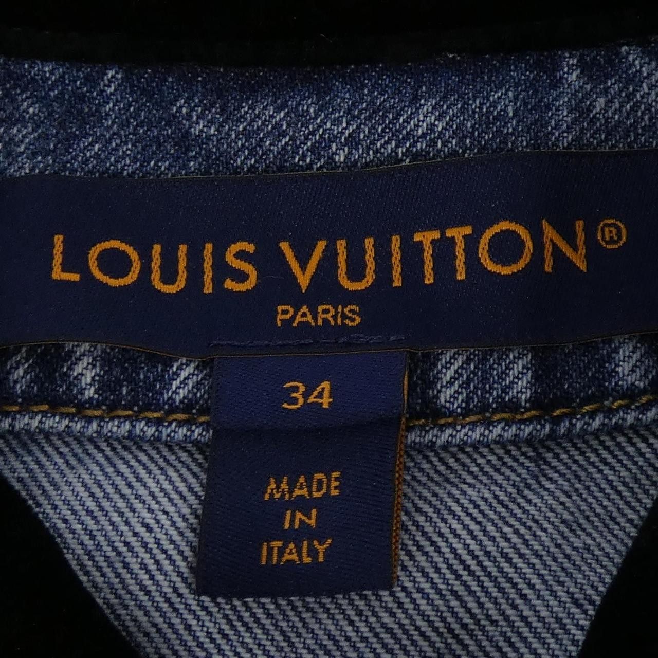 Louis Vuitton Louis Vuitton Louis Vuitton Denim Jacket Denim Outerwear FQJA31EFY DUTY FREE for USA Size ONE SIZE - 4 Thumbnail