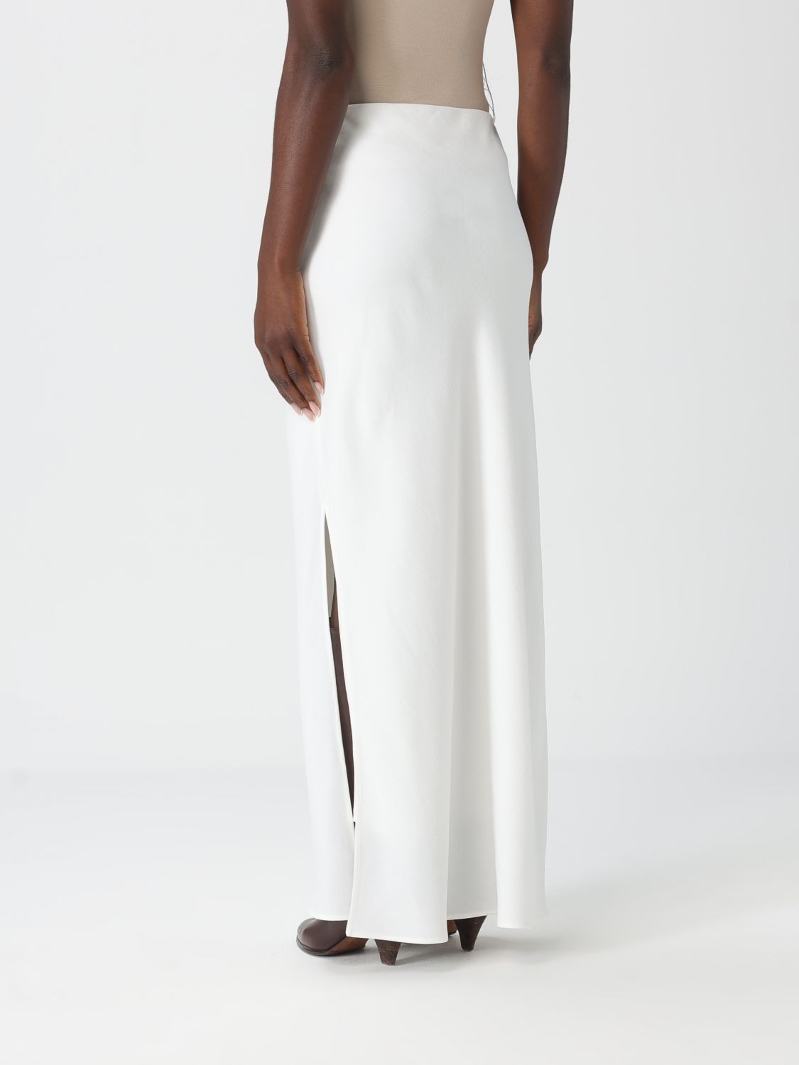 Brunello Cucinelli Brunello Cucinelli Skirt Woman White Size 30" / US 8 / IT 44 - 3 Thumbnail