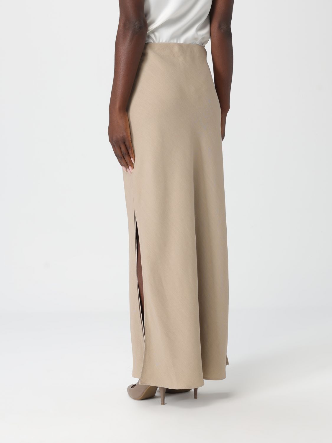 Brunello Cucinelli Brunello Cucinelli Skirt Woman Beige Size 30" / US 8 / IT 44 - 3 Thumbnail