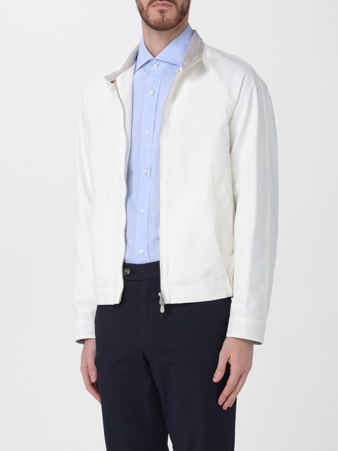 Brunello Cucinelli Brunello Cucinelli Jacket Men White Size US XL / EU 56 / 4 - 4 Thumbnail