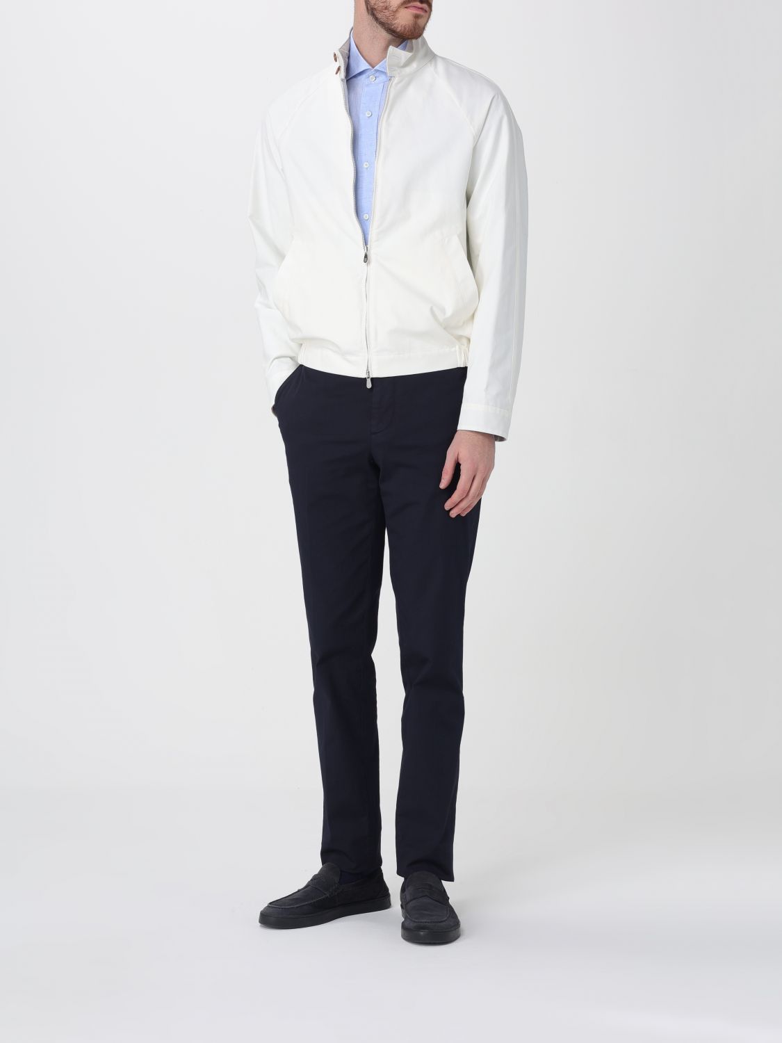 Brunello Cucinelli Brunello Cucinelli Jacket Men White Size US XL / EU 56 / 4 - 2 Thumbnail