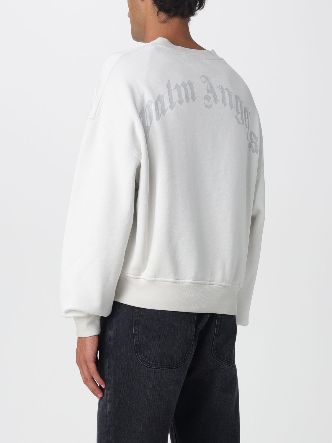 Palm Angels Palm Angels Sweatshirt Men White Size US L / EU 52-54 / 3 - 3 Thumbnail