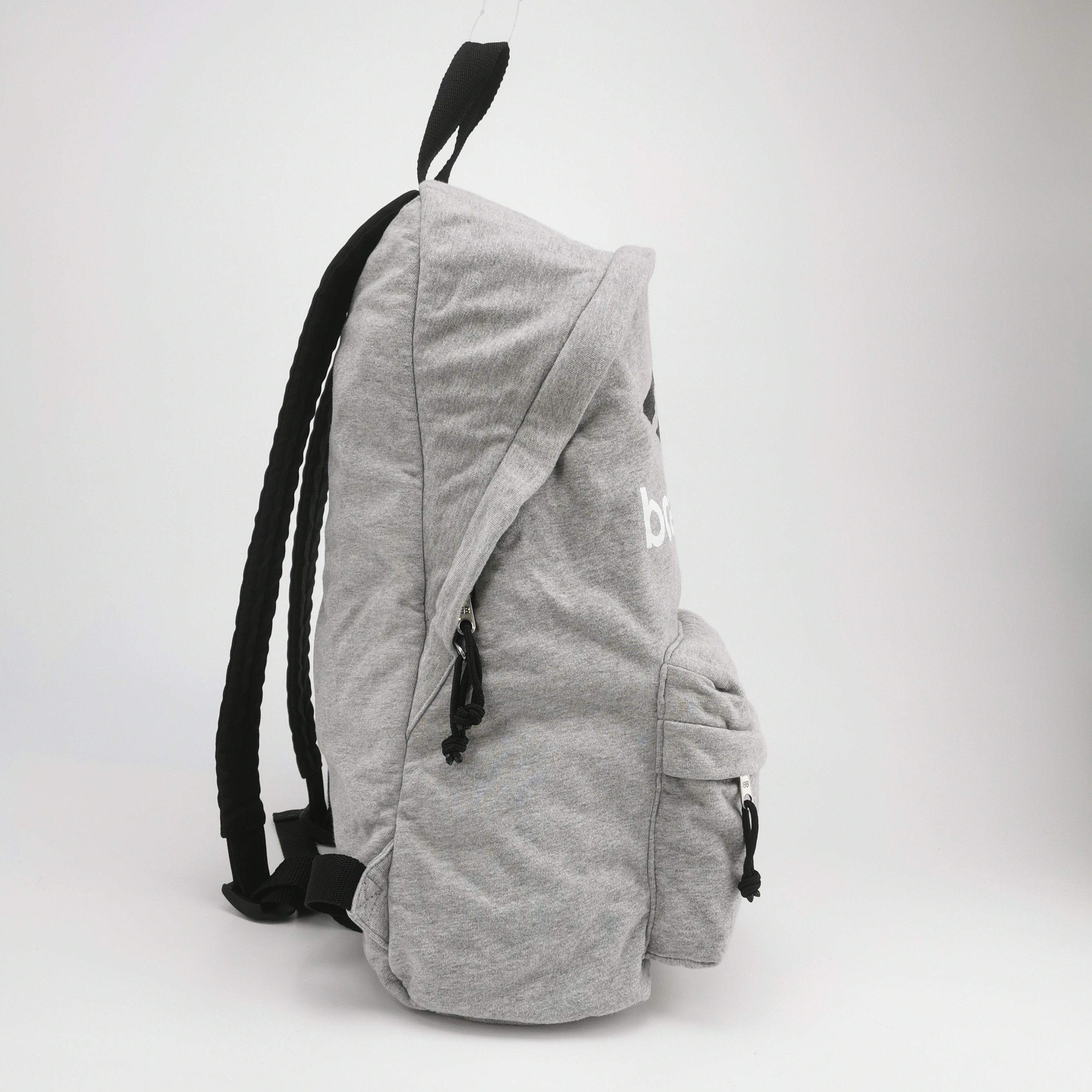Balenciaga Balenciaga Explorer Gray Logo Leather Backpack Size ONE SIZE - 8 Thumbnail