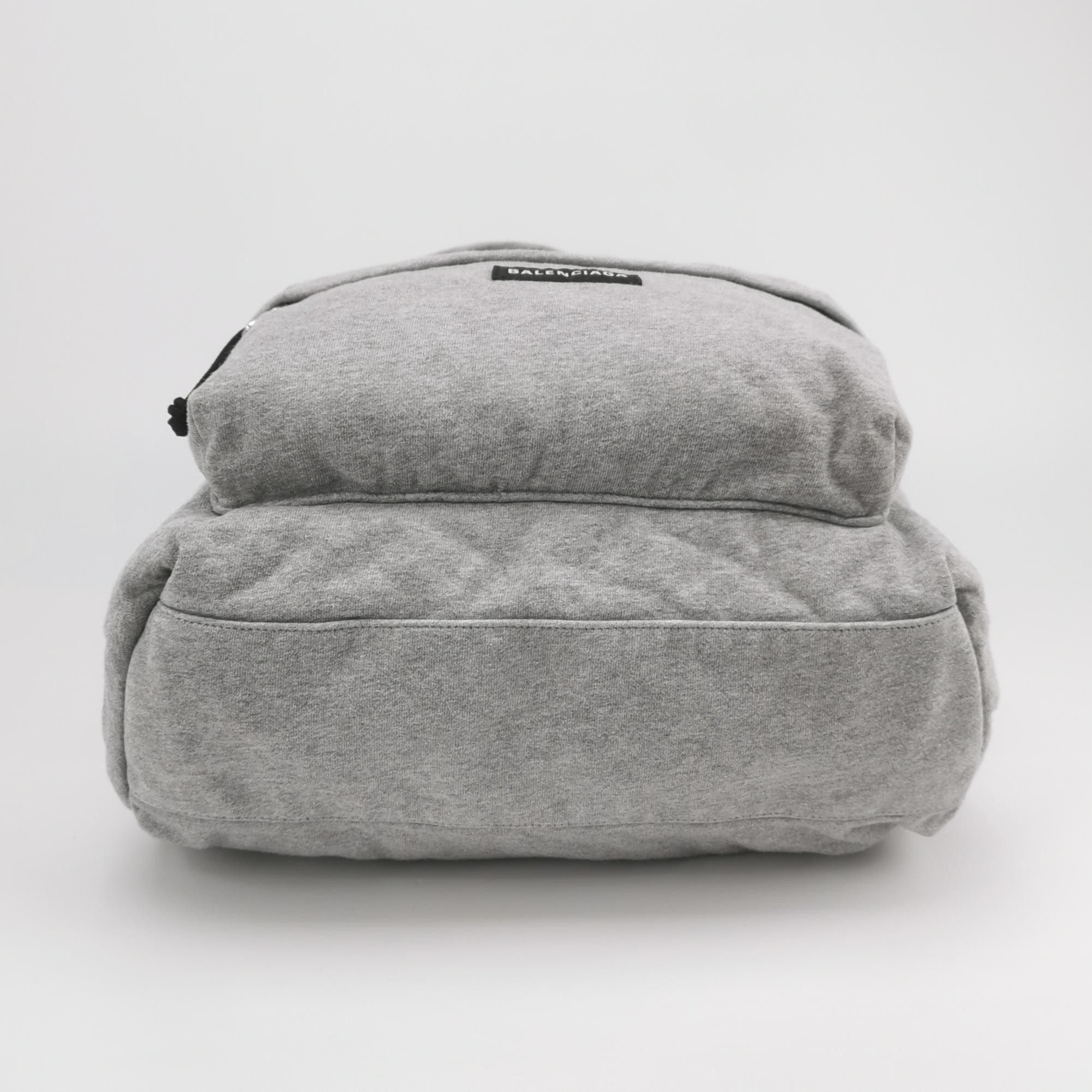 Balenciaga Balenciaga Explorer Gray Logo Leather Backpack Size ONE SIZE - 11 Thumbnail