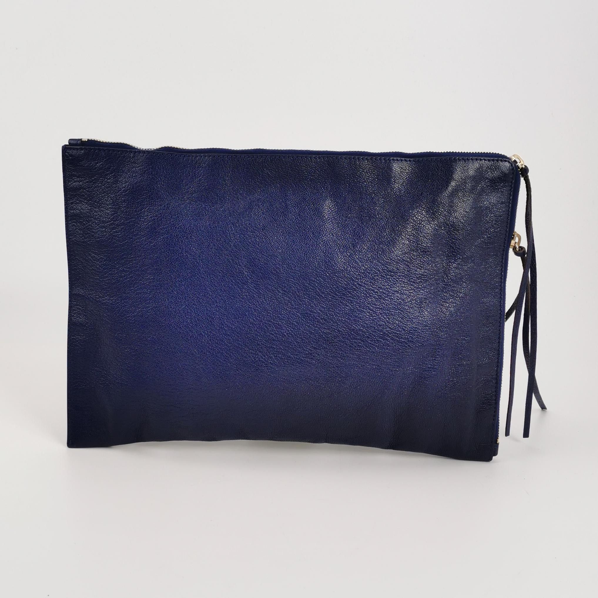 Balenciaga Balenciaga Classic City Lambskin Clutch with Rivets Size ONE SIZE - 7 Thumbnail