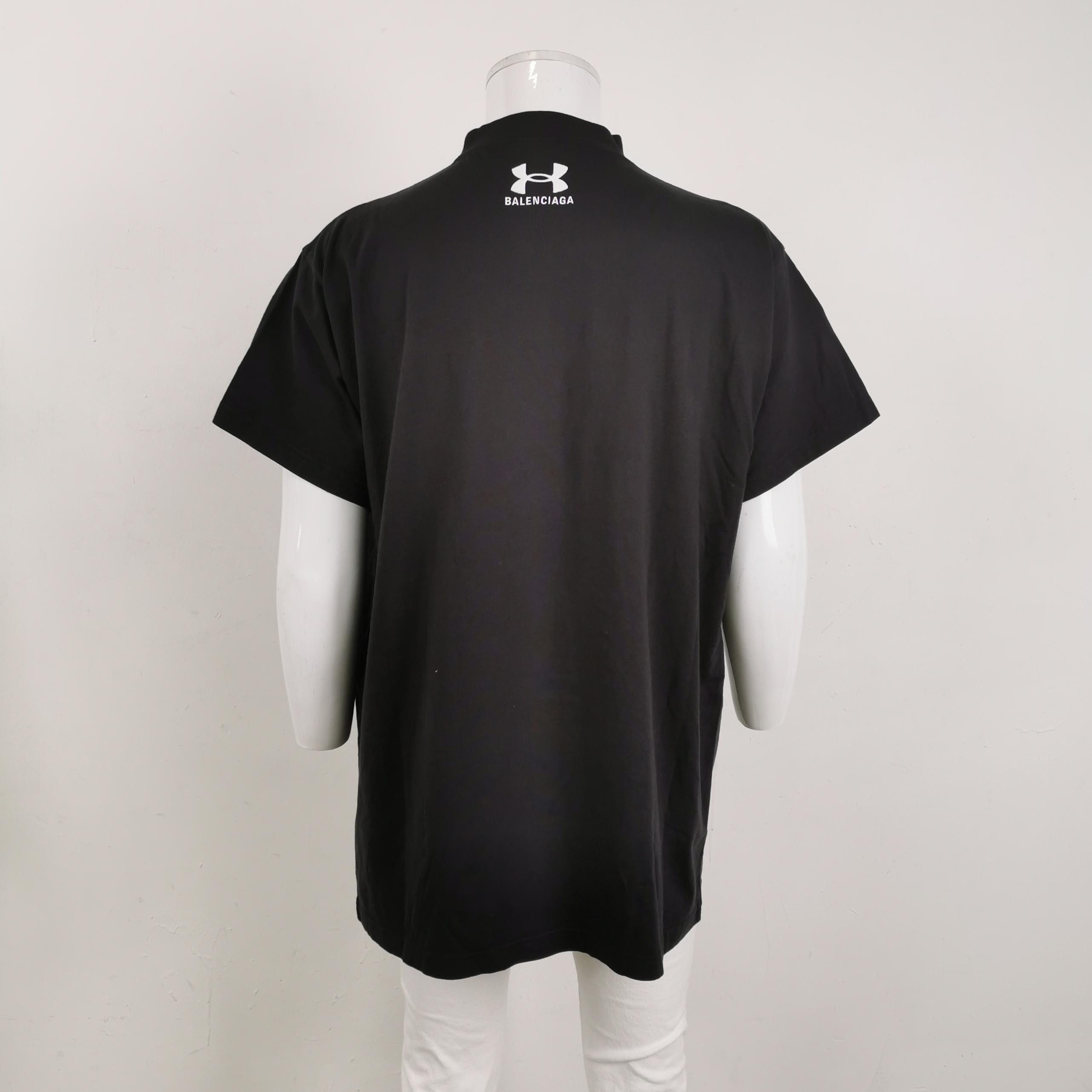 Balenciaga Balenciaga x Under Armour XS Logo Cotton T-Shirt Size US XS / EU 42 / 0 - 3 Thumbnail