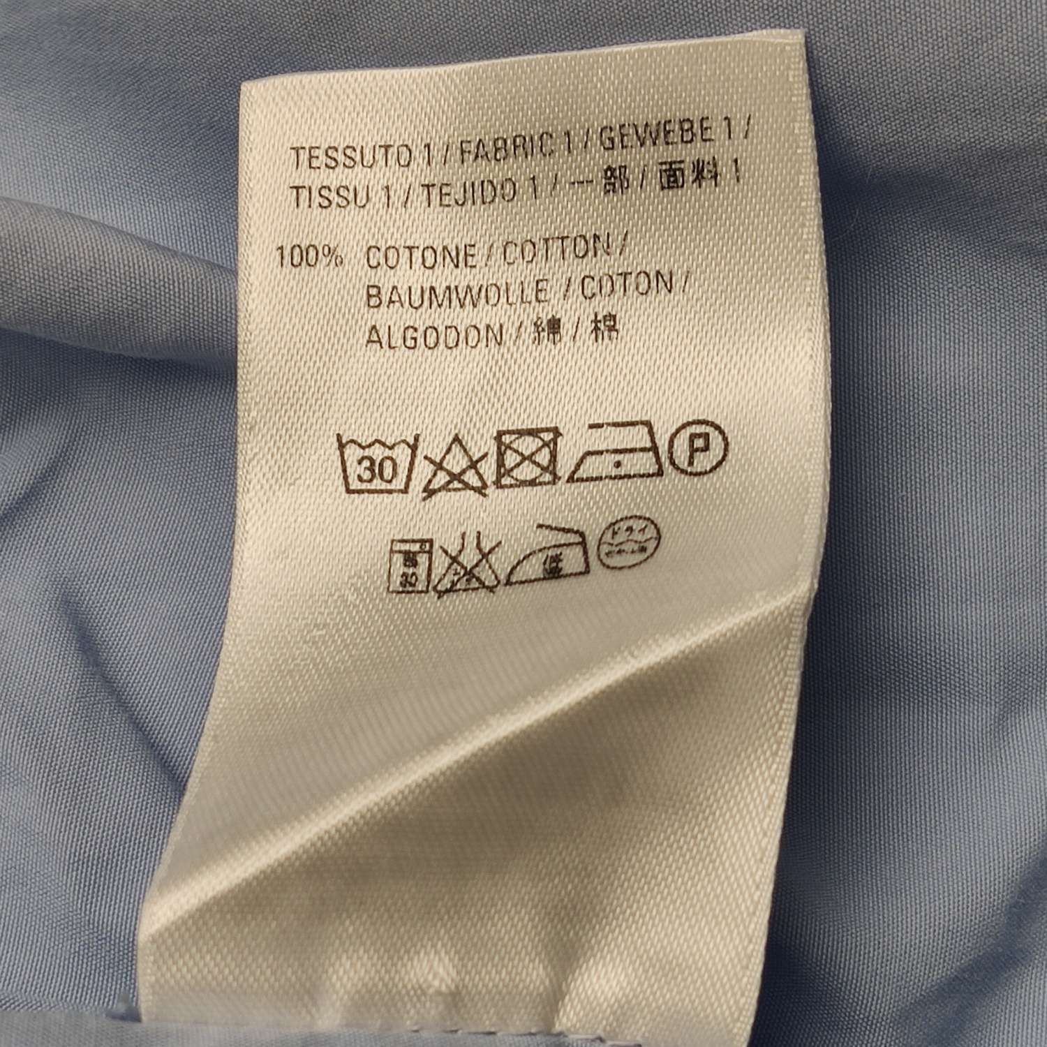 Balenciaga Balenciaga B Logo Cotton Long-Sleeve Shirt Size US M / EU 48-50 / 2 - 13 Thumbnail