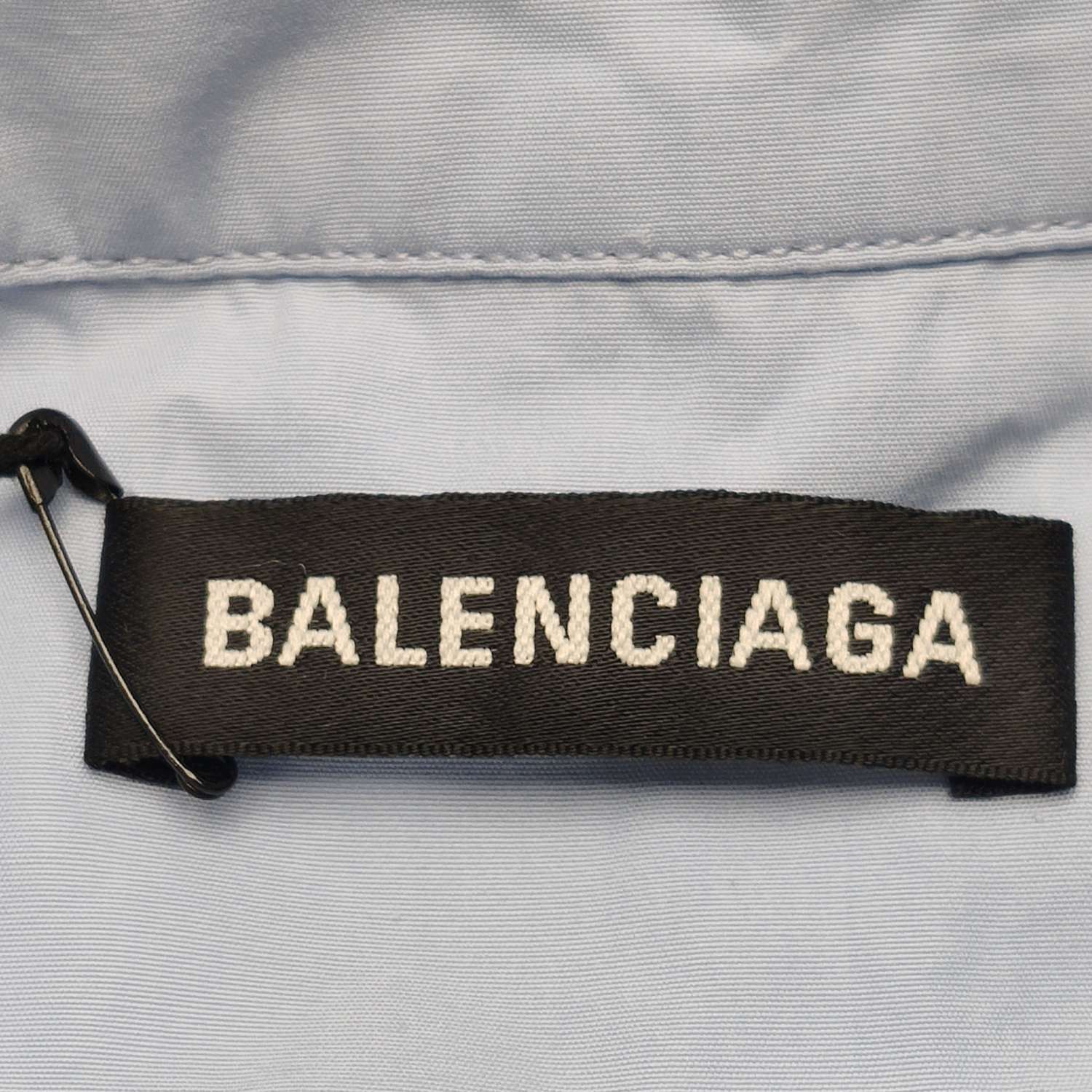 Balenciaga Balenciaga B Logo Cotton Long-Sleeve Shirt Size US M / EU 48-50 / 2 - 9 Thumbnail
