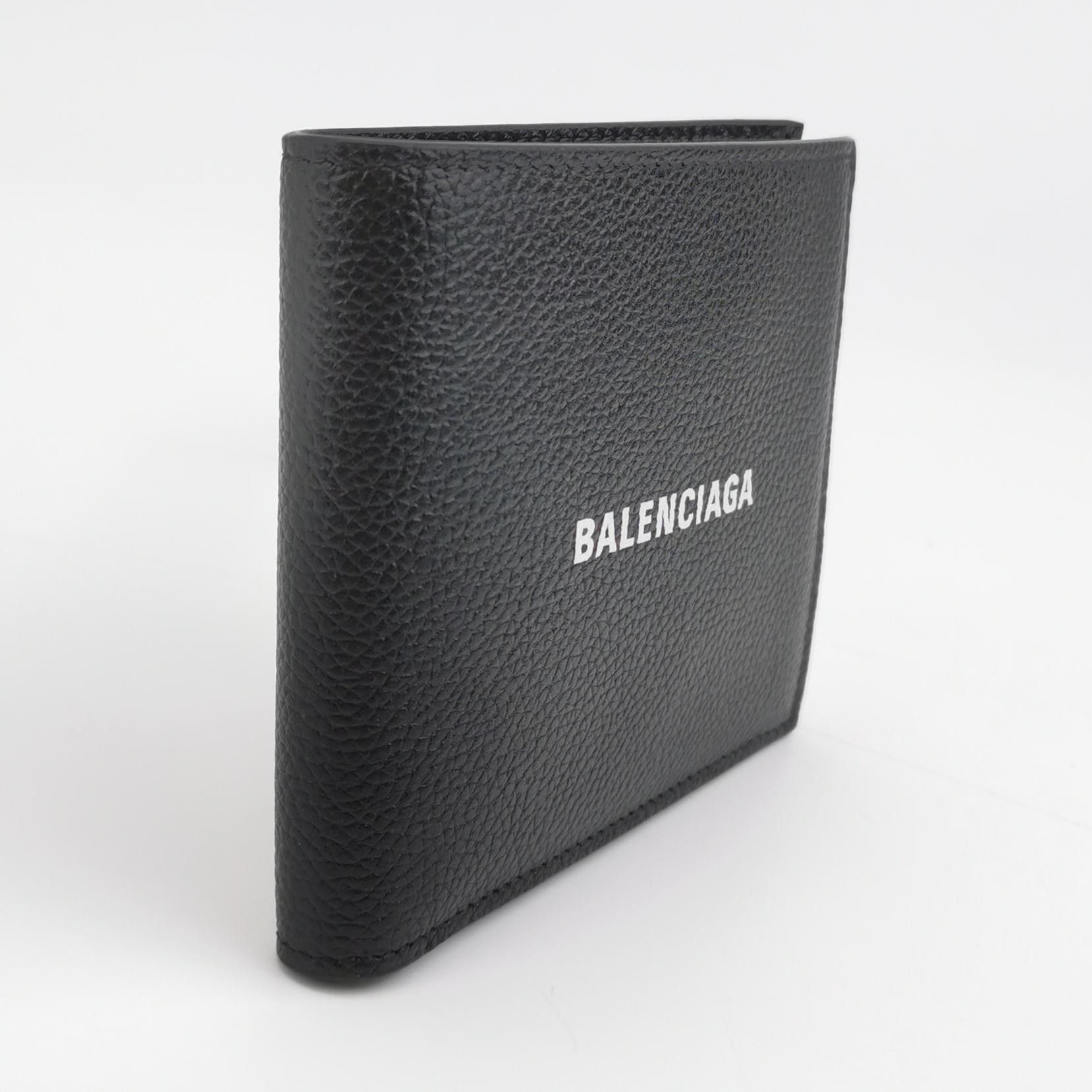 Balenciaga Balenciaga Leather Letter Logo Bifold Wallet Size ONE SIZE - 5 Thumbnail
