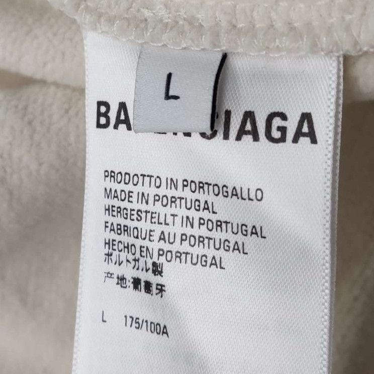 Balenciaga Balenciaga SportyB Cotton Solid Hoodie L Size US L / EU 52-54 / 3 - 12 Thumbnail