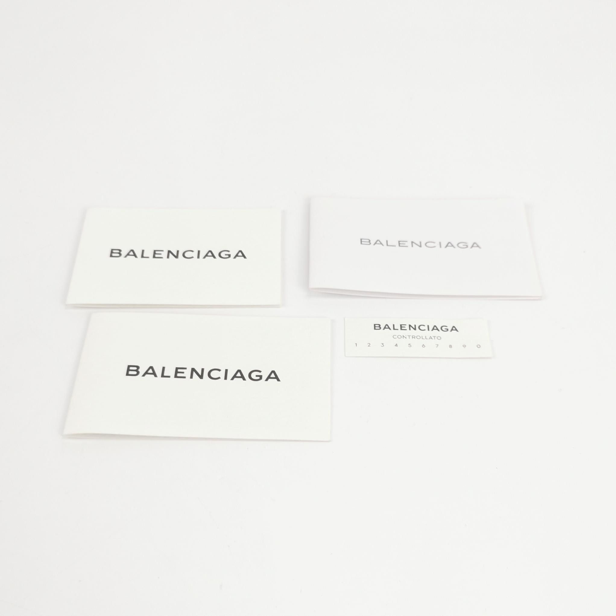 Balenciaga Balenciaga Leather Logo Zip Clutch Size ONE SIZE - 16 Thumbnail