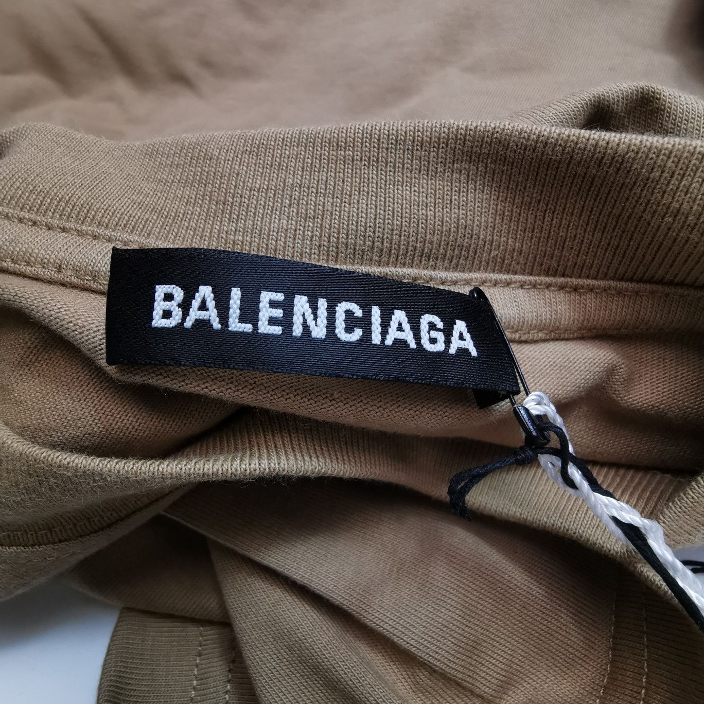 Balenciaga Balenciaga Cotton Logo Print Crew Neck T-Shirt M Size US M / EU 48-50 / 2 - 12 Thumbnail