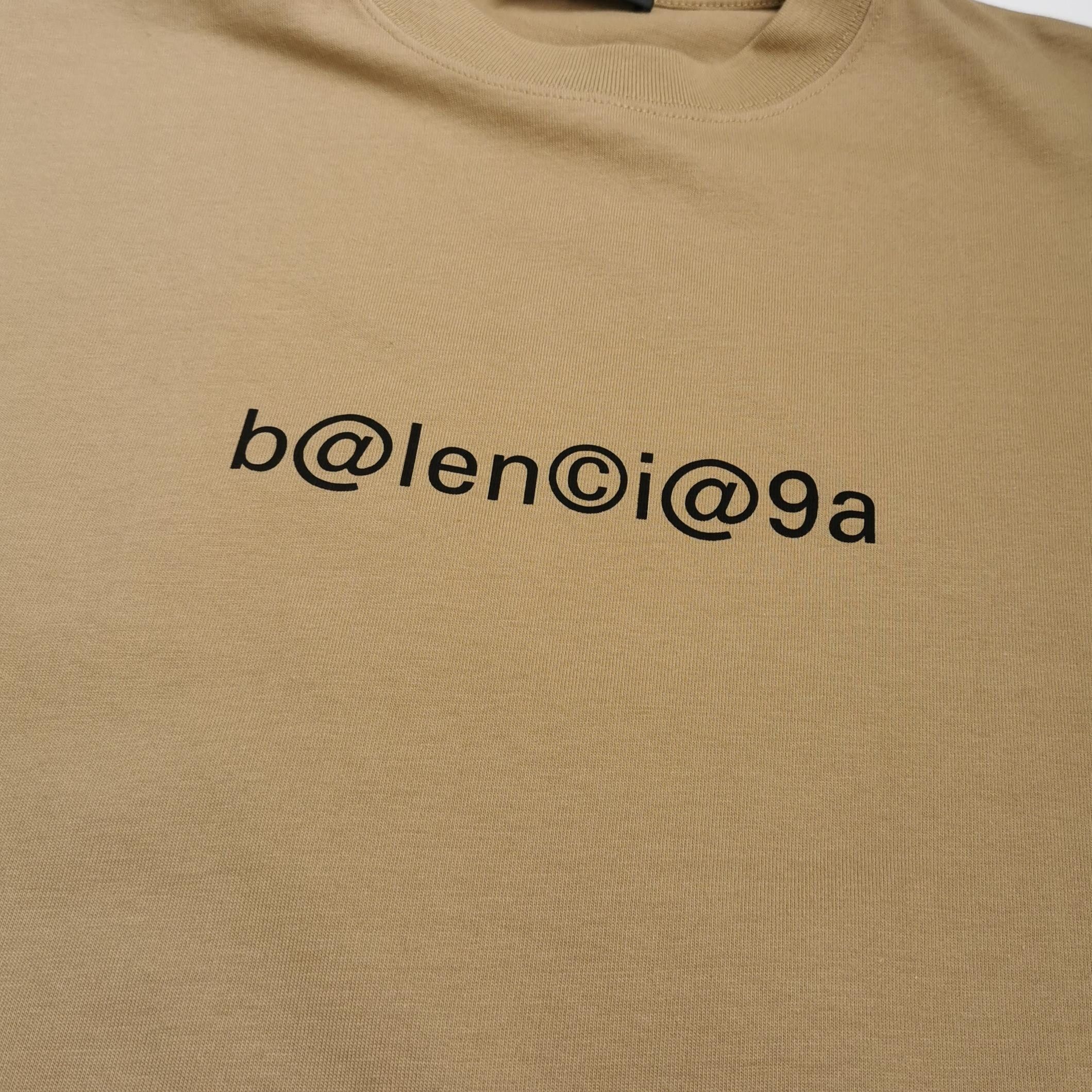 Balenciaga Balenciaga Cotton Logo Print Crew Neck T-Shirt M Size US M / EU 48-50 / 2 - 5 Thumbnail