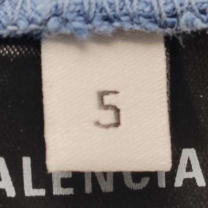 Balenciaga Balenciaga Logo Print Cotton T-shirt S Blue Size US S / EU 44-46 / 1 - 10 Thumbnail