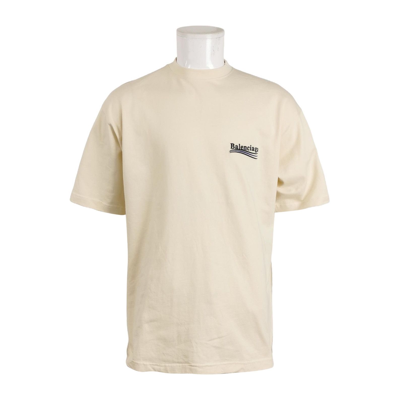 Balenciaga Balenciaga S Cotton Logo Crew Neck T-Shirt Size US S / EU 44-46 / 1 - 2 Thumbnail