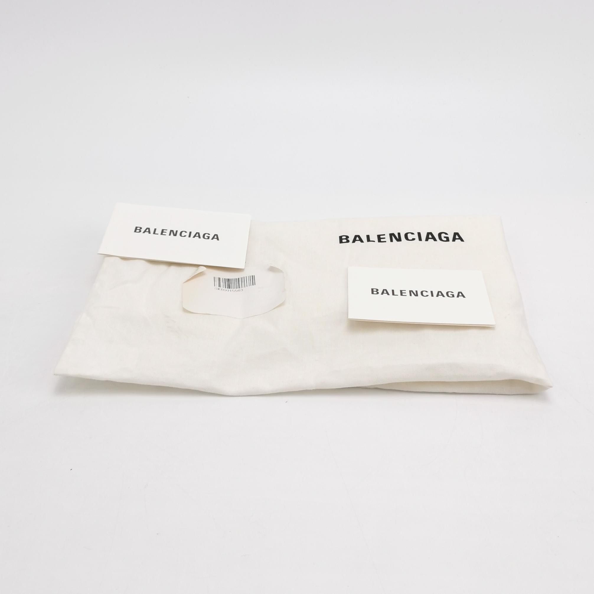 Balenciaga Balenciaga Leather Logo Zip Clutch Size ONE SIZE - 16 Thumbnail