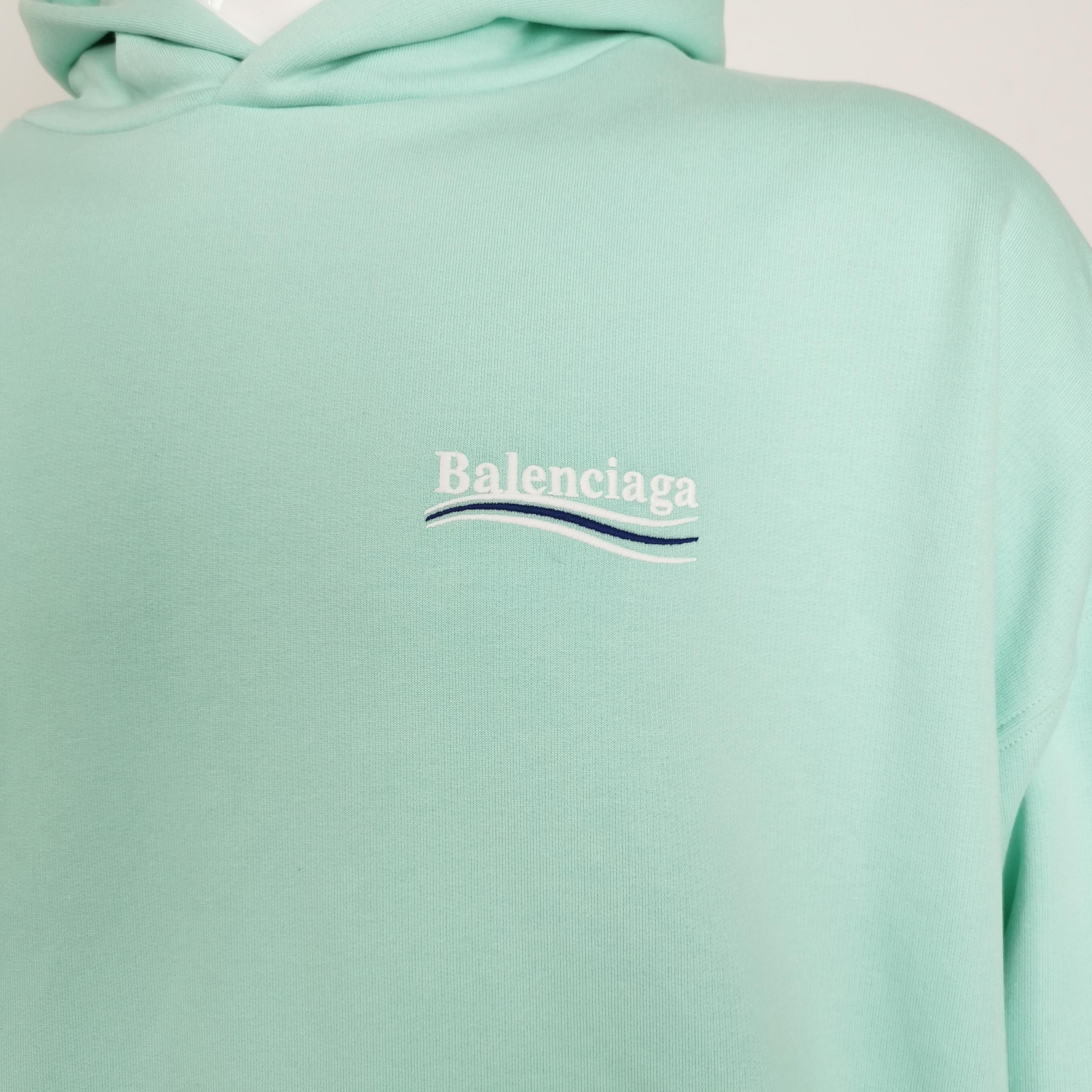 Balenciaga Balenciaga XS Cotton Logo Hoodie Size US XS / EU 42 / 0 - 6 Thumbnail