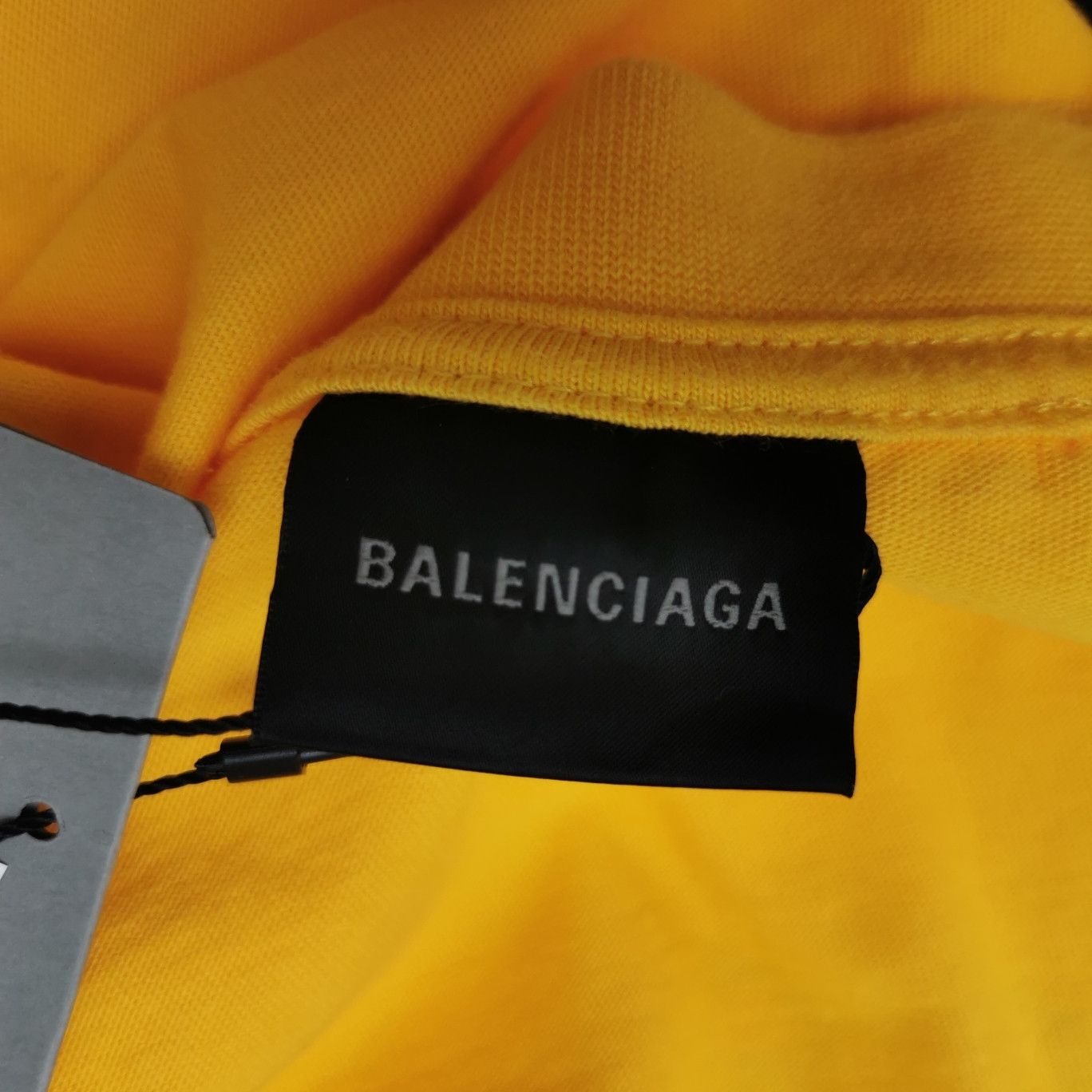 Balenciaga Balenciaga S Cotton Color-Block Logo Crew Neck T-Shirt Size US S / EU 44-46 / 1 - 9 Thumbnail
