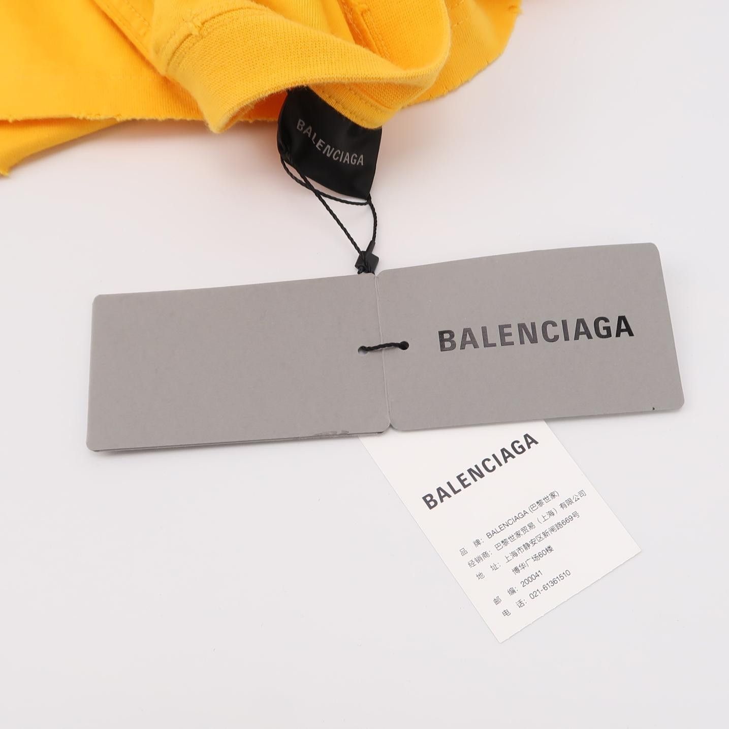 Balenciaga Balenciaga S Cotton Color-Block Logo Crew Neck T-Shirt Size US S / EU 44-46 / 1 - 7 Thumbnail