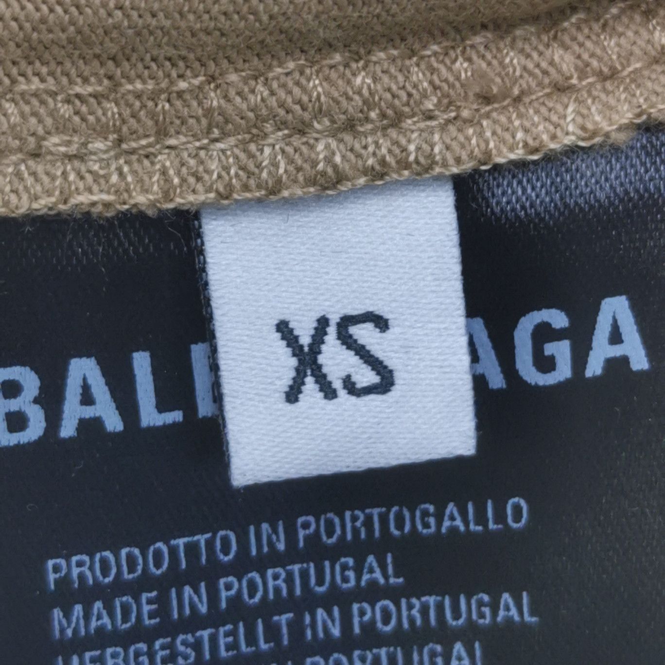 Balenciaga Balenciaga XS Cotton Logo Print Crew Neck T-Shirt Size US XS / EU 42 / 0 - 14 Thumbnail