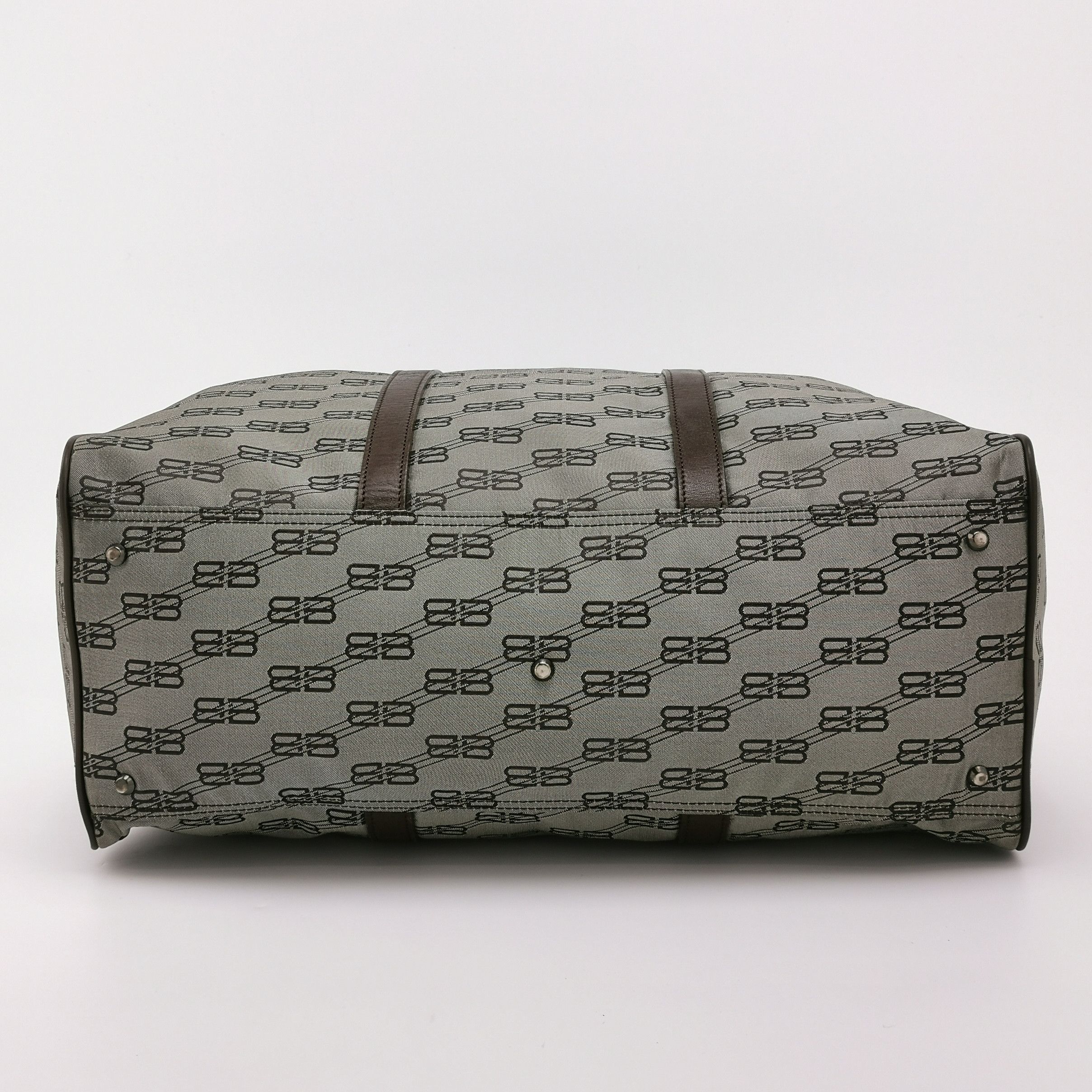 Balenciaga Balenciaga Double B Monogram Leather-Nylon Zip Tote Size ONE SIZE - 11 Thumbnail