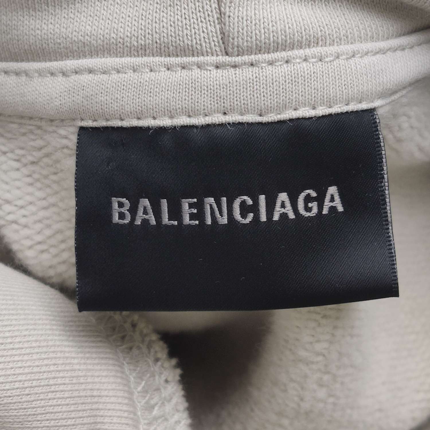 Balenciaga Balenciaga Paris Oversized Beige Hoodie Size US M / EU 48-50 / 2 - 7 Thumbnail