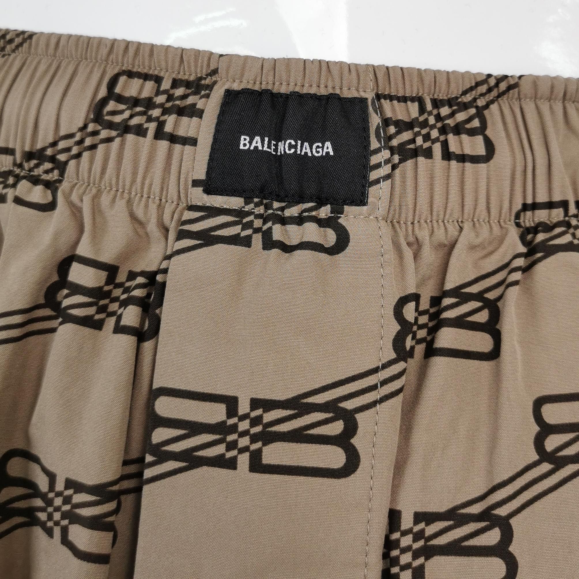 Balenciaga Balenciaga Cotton Logo Print Shorts XS Size US 31 - 6 Thumbnail