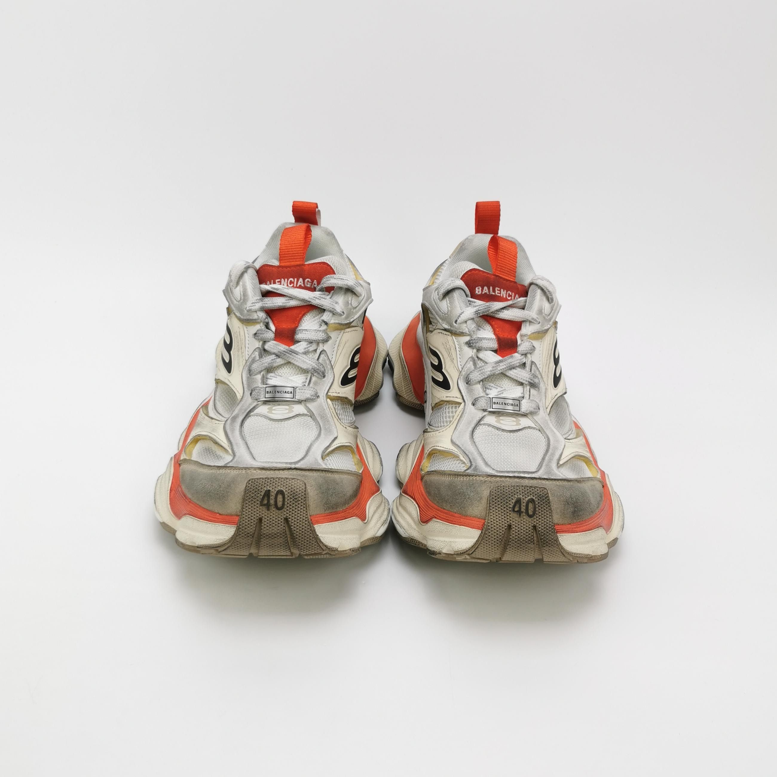 Balenciaga Balenciaga Chunky Sneaker Gray Orange Accents Size US 9 / EU 42 - 5 Thumbnail