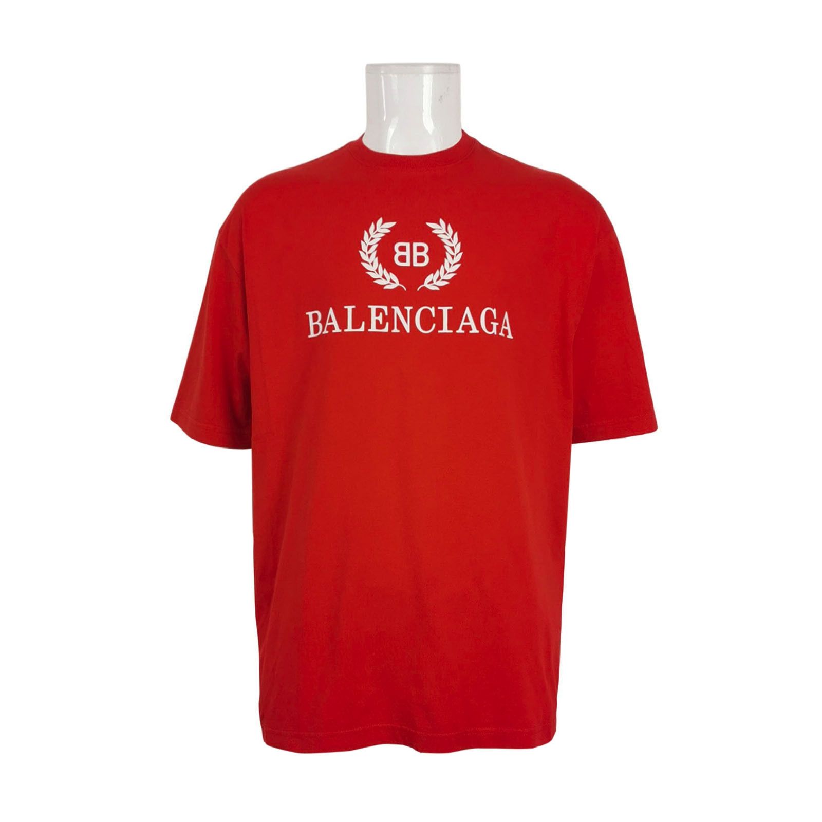 Balenciaga Balenciaga M Size Cotton Logo Crew Neck T-Shirt Size US M / EU 48-50 / 2 - 2 Thumbnail