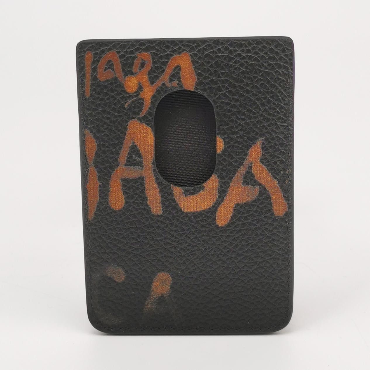 Balenciaga Balenciaga Leather Colorblock Logo Card Holder Size ONE SIZE - 7 Thumbnail