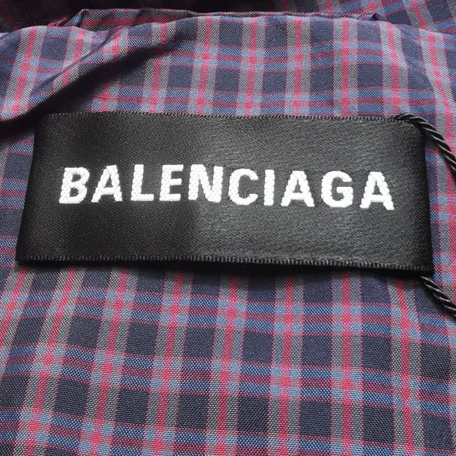 Balenciaga Balenciaga Checkerboard Logo Hooded Coat Size US XS / EU 42 / 0 - 12 Thumbnail