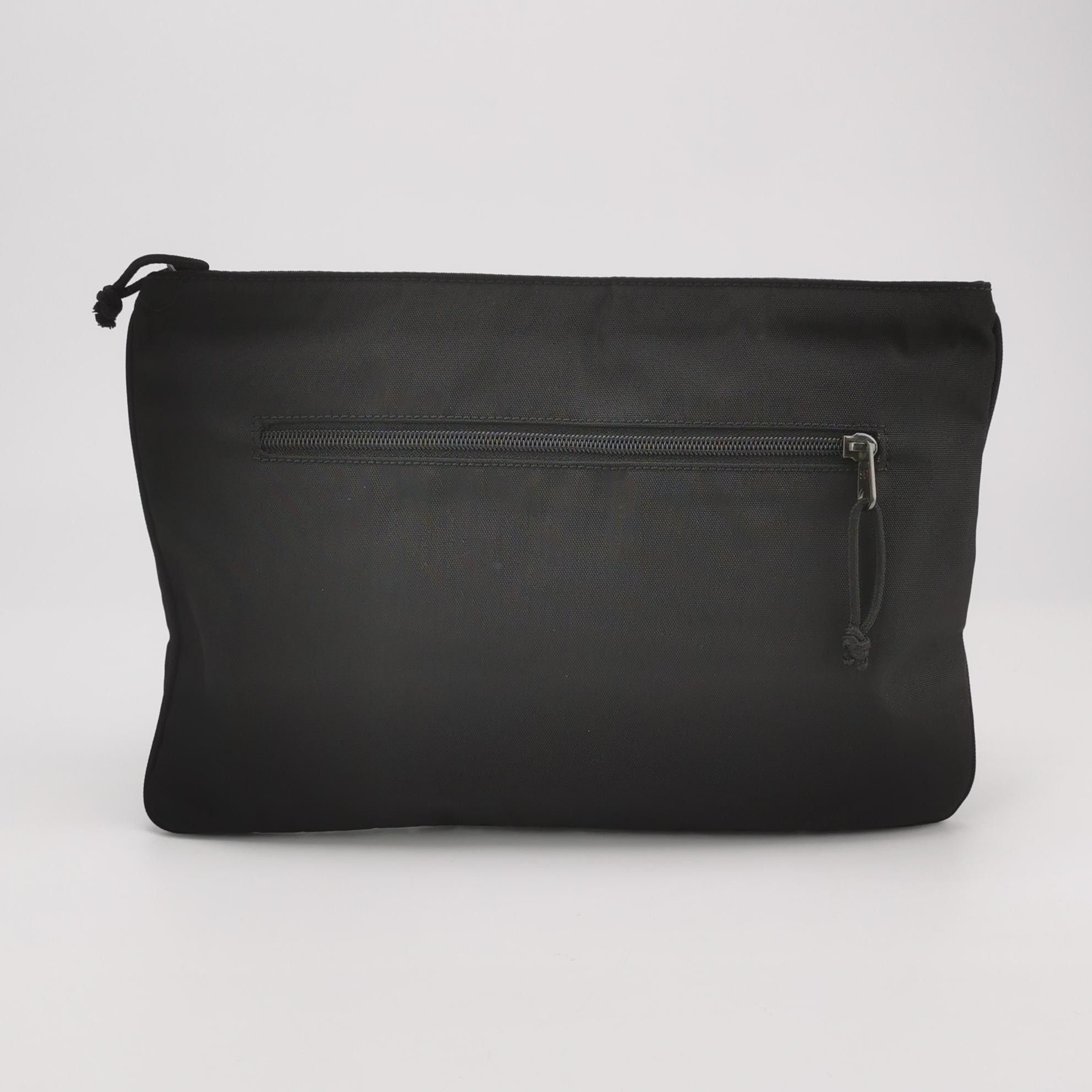 Balenciaga Balenciaga Nylon Solid Logo Zip Clutch Size ONE SIZE - 8 Thumbnail